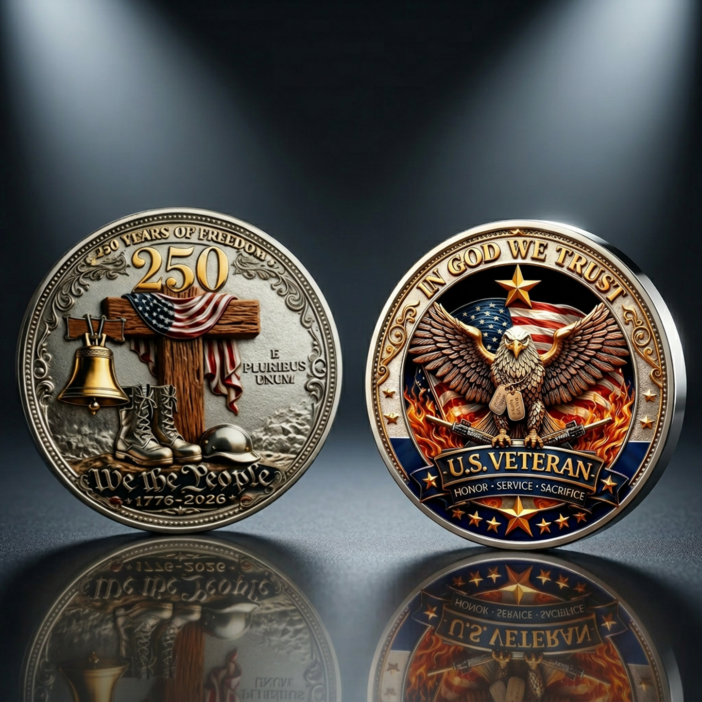 🔥Last Day 50% OFF🔥 250 Years of Freedom Veteran Tribute Souvenir (1776–2026)