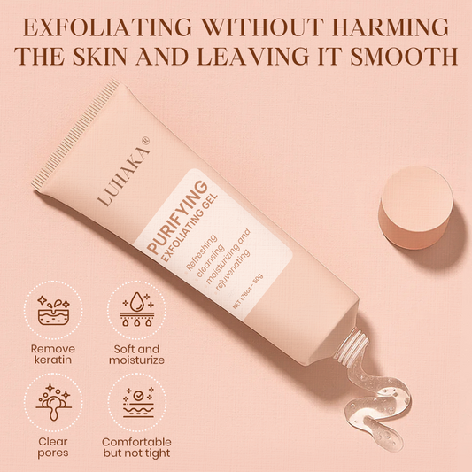 Luhaka® Purifying Exfoliating Gel for Acanthosis Nigricans, Exfoliation, Dark Spots, Skin Tags, and Eczema