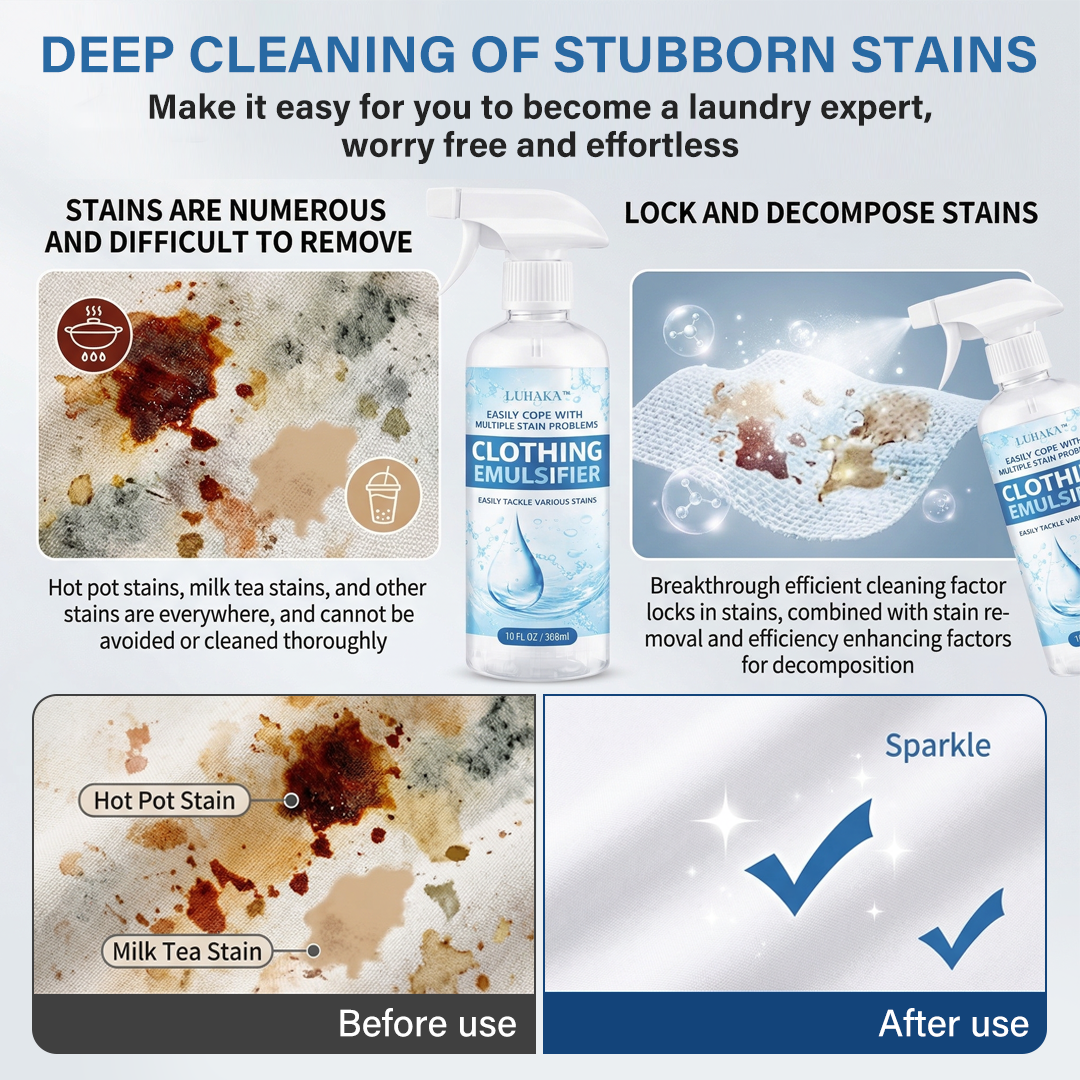 Clothing emulsifier, Non-Ionic Laundry Pre-Treatment - Your Go-To Laundry Cleaner✨