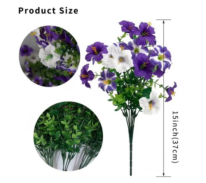 Purple & White