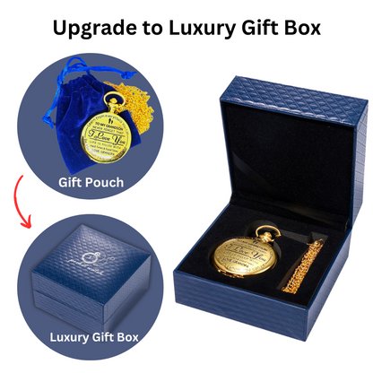 To My Son / From Dad - Luxury Vintage Pocket Watch Gift